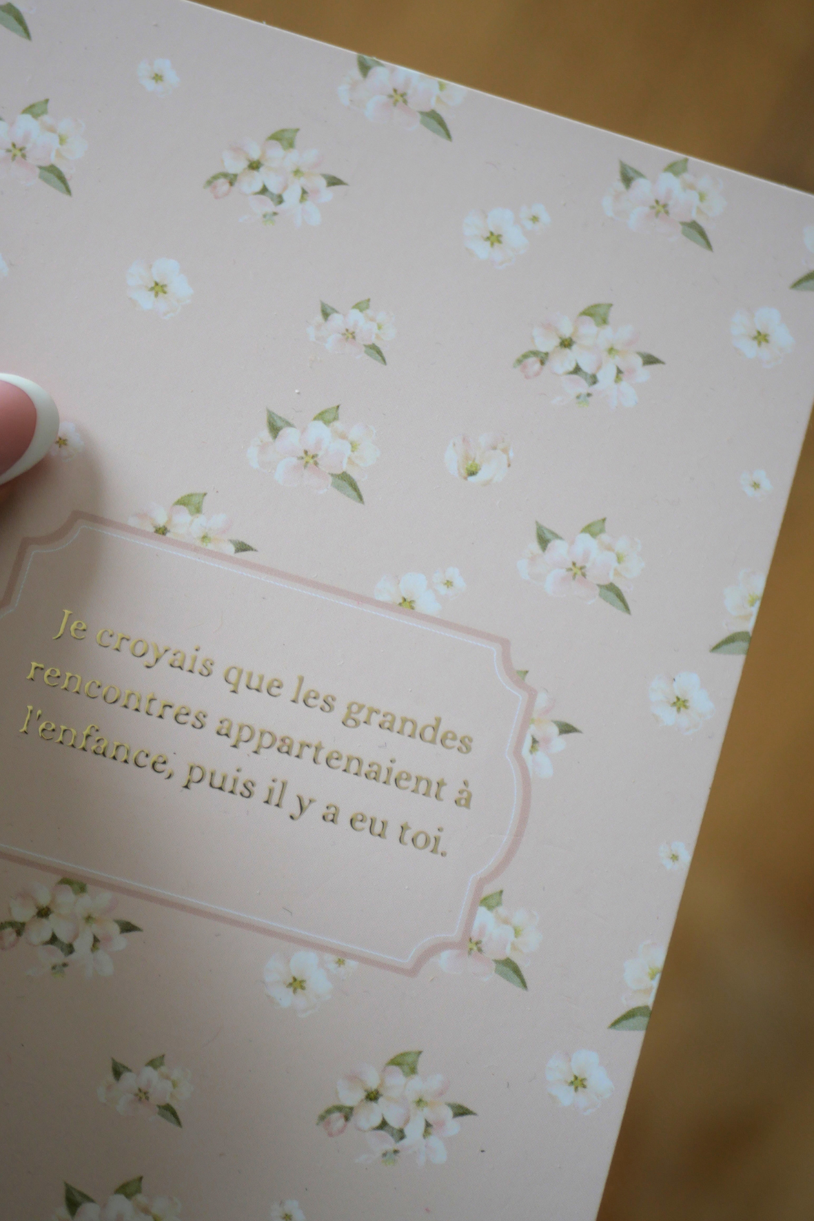 Carte - Je pensais que les grandes rencontres appartenaient à l'enfance